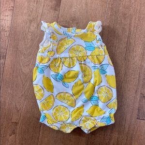 Carters NB  Lemon Onesie